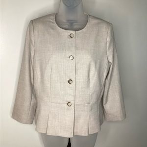 Ann Taylor Blazer Light Brown  Size 8P